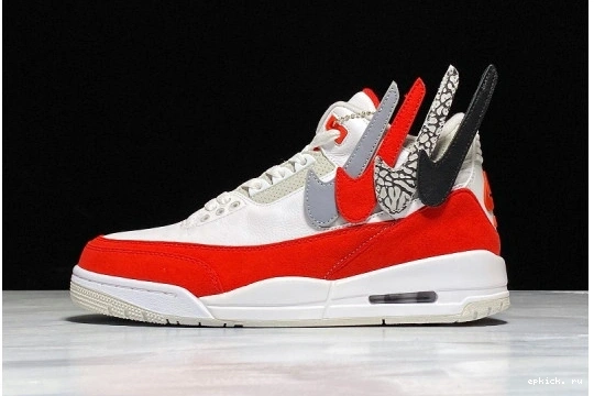 Rep EP UNIVERSITY CJ0939-100 WHITE TINKER RED AIR CJ0939-100 RETRO 3 JORDAN 0123